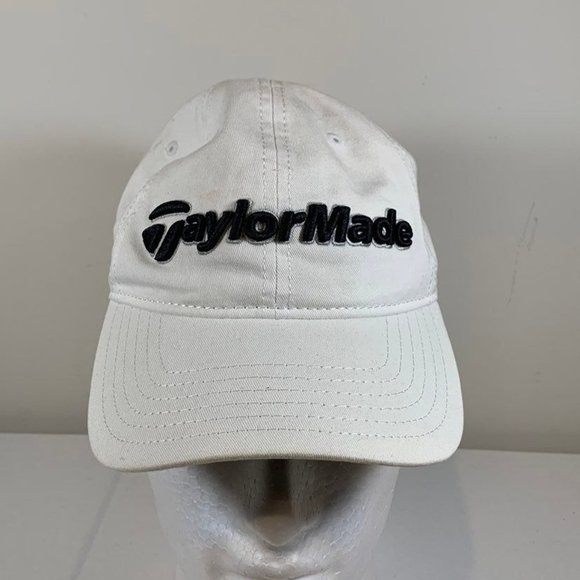 TaylorMade Golf Hat Cap White One Size Adjustable - Picture 1 of 4